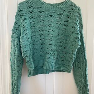 American Eagle Outfitters Seafoam Green Sweater